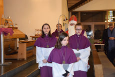 Der heilige Nikolaus in "Heilig Kreuz" Zierenberg